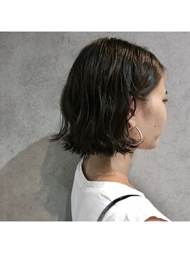 ヘアサロンM 新宿 前下がりボブ☆波ウェーヴ