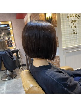 ロンド ルージュ 銀座店(Lond rouge) ナチュラルボブ まとまりのいいボブ