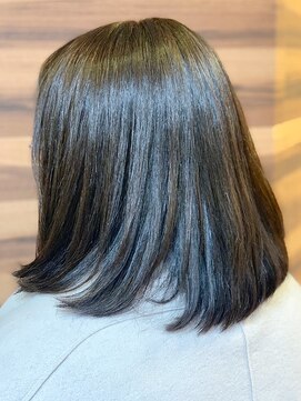 アークスヘアー 艶感アッシュ★ツヤ感UP♪×ひし形ワンカールボブ