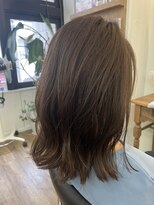 アメリ(Ameri)&nbsp;-Ameri-ロブ　×   透け感ベージュ