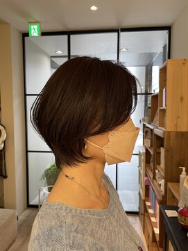 クローゼット 新宿(closet) 外ハネボブ/ペールベージュ[髪質改善/ヘッドスパ白髪染め/新宿】