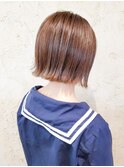 【flor 戸塚】*外ハネミニボブ+ティーベージュ*