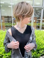 アロ 大阪梅田(alo)&nbsp;【川原　拓也】マッシュ風ショート《大阪梅田駅/ショートボブ》