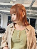 orange color × パツッとライン