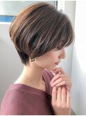 小顔前髪×ラベンダーカラー×イヤリングカラー×武蔵小杉