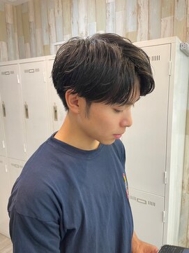 ナンバー アンフィール 渋谷(N° anfeel) 【HIKARU】@hikaru_cut センターパートマッシュ