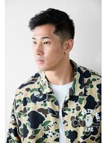 パウダー(powder)&nbsp;メンズカット　ニュアンスパーマ　ツーブロック　バーバー　眉毛