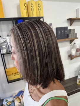 エメヘアデザイン ルイス(Aimer Hair Design Lewis) ハイライト/白髪ぼかし