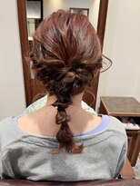 フェイス 札幌麻生店(face)&nbsp;【face札幌麻生店　奥口友貴】編みおろしヘアアレンジ