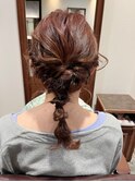 【face札幌麻生店 奥口友貴】編みおろしヘアアレンジ