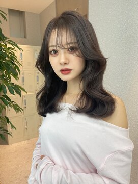 天神美容室 『福岡美容室/ayana』黒染めは使わない地毛風カラー