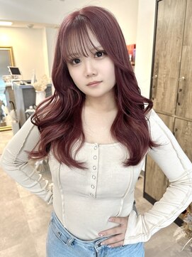 ミョンシル 【myonsil 山田】韓国レイヤー/ピンクベージュ