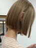 【一色さおり】カット＋ブリーチ＋ケアカラー＋TOKIOトリートメント