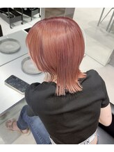 ブリーチした髪にも対応可能です☆