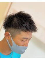 ソラ タニマチ(sora tanimachi) 刈り上げツーブロックスタイル