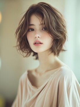 アルトリスト(Altruist Aging×HAIR&SPA) ☆イメチェンピンクベージュアンブレラカラー前髪クールショート