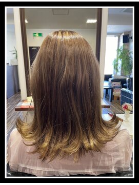 リレーションヘアーデザイン(Relation hair design) 外ハネ