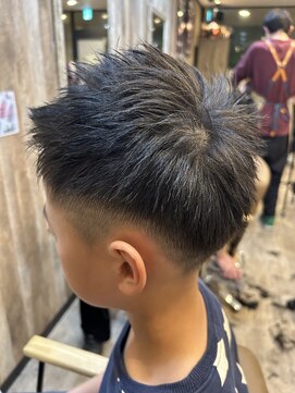 アトム(ATOM) 【キッズカット　ジェットモヒカン】