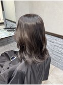 ブリーチなしグレージュカラー