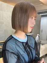 オズ 郡山桑野店(OZ)&nbsp;郡山タッセルボブ切りっぱなしボブマッシュウルフショートカット