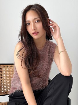 ANGELICA 巻き髪  モカブラウン 大人かわいい