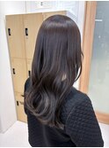 レイヤーカットアッシュグレージュブルーブラック髪質改善美髪