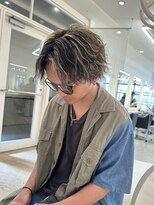 パーヴミックスリコ (Parve Mix RICO)&nbsp;縦落ちツイスパ&極細ハイライト