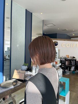 コワファースト 大分(COIFF1RST) ミニボブ！ちょこブラウンカラー