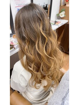 蘭美容室 外国人風カラー