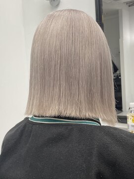 ミーム 原宿 表参道(meme) !ダブルカラーハイトーンミルクティーベージュグレージュ#原宿