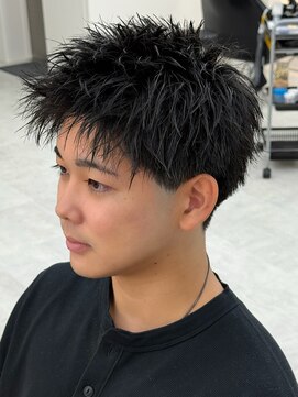 ゴールド 京都 三条(GOALD) スパイキーショートツイストスパイラルパーマ刈り上げ