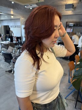 ナループロアボタン(Nalu pu loa BOTAN) 海外レイヤー/バタフライカット/ウルフカット