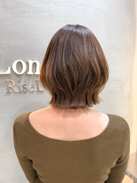 ロンドリゼル 札幌(Lond RiseL) マロンベージュ/ボブ/前髪/レイヤー/小顔/髪質改善/縮毛矯正札幌
