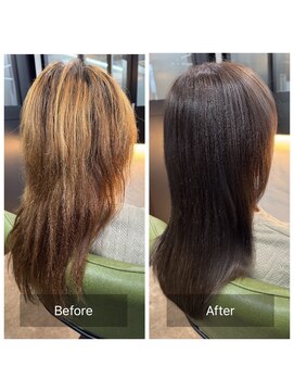 ロイル(Loeyle) ハイダメージ　初めての髪質改善