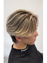 オーシャントーキョー 仙台(OCEAN TOKYO)&nbsp;フェザーショートニュアンスパーマセンターパートツーブロック