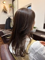 ミレナ(Milena)&nbsp;大人の艶ブラウン×レイヤーロング【髪質改善/縮毛矯正】
