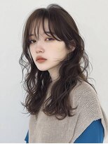 ハナレ(hanare)&nbsp;ウェーブ巻/くせ毛風/ニュアンスパーマ/波巻/マロンベージュ