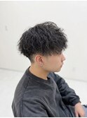 爽やかツイスパマッシュへアメンズパーマ