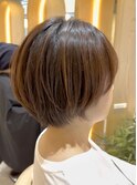 くびれショート/ショートボブ/ひし形/小顔ショート/縮毛矯正