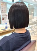 乾かすだけでまとまる！髪質改善ストレート×ボブ×10代20代30代