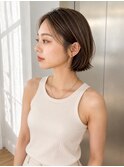 忙しいママに人気の大人ミニボブ