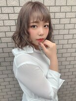 シエ バイ ケンジ 湘南台(sie by KENJE)&nbsp;ダークパープル/ナチュラルショート/夏のヘアアレンジ/湘南台