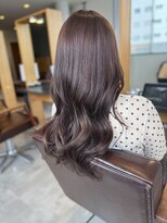 ティア ヘアデザイン(Theia hair design)&nbsp;ロング　× ラベンダーブラウン