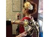 ＜８時予約＞結婚式　振袖着付+アップスタイルセット