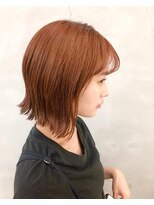 エンドリンク(endlink) パツッとbob × オレンジカラー