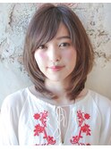 【30/40/50代幅広く人気スタイル！ふわっとひし形ミディ】新宿