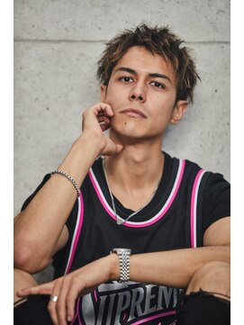 メンズサロンドットリアン(dot. lien) 【men’s salon dot. Tokyo】太メッシュ×ショートツイスト