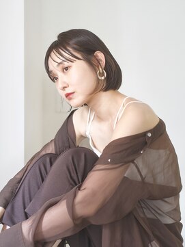 カラル(CARAL) 【CARAL】ナチュラルシースルーボブ