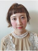 オン眉ショート