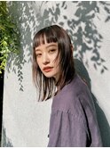 【SOIE】パープルアッシュで透明感抜群スタイル